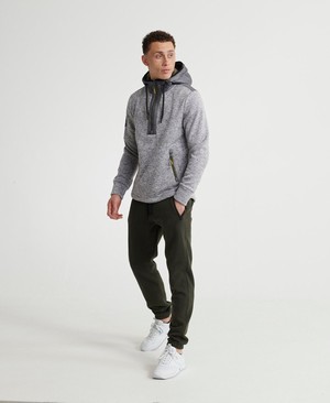 Superdry Storm Half Cipzár Overhead Férfi Kapucnis Pulóver Titán | OVIXT8549